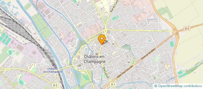 localisation de l'entreprise LE JARDIN D'HIVER  CHALONS-EN-CHAMPAGNE