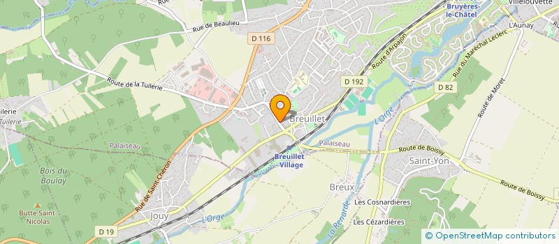 localisation de l'entreprise LE JARDIN D ITALIE à BREUILLET