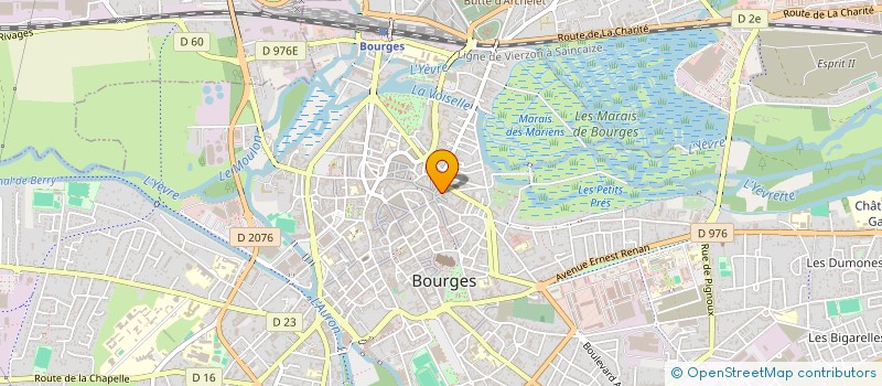 localisation de l'entreprise LE JARDIN D'O  BOURGES