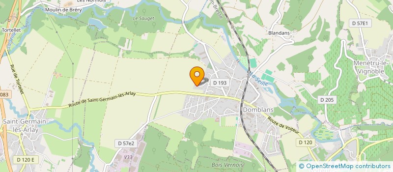 localisation de l'entreprise LE JARDIN D'ODETTE  DOMBLANS