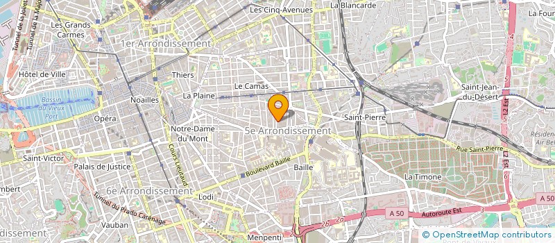 localisation de l'entreprise LE JARDIN D'ORPHRYS à MARSEILLE