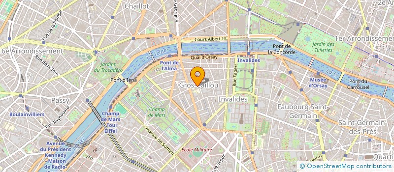 localisation de l'entreprise LE JARDIN D'OSIRIS à PARIS