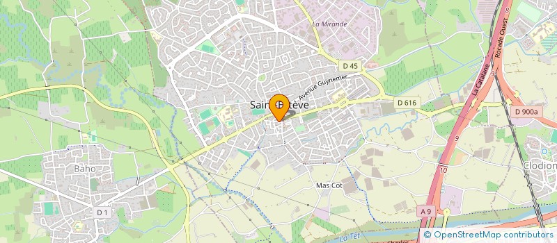 localisation de l'entreprise LE JARDIN DE BAHO  SAINT-ESTEVE