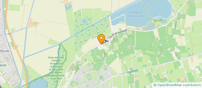 localisation de l'entreprise LE JARDIN DE BARBEGAL  ARLES