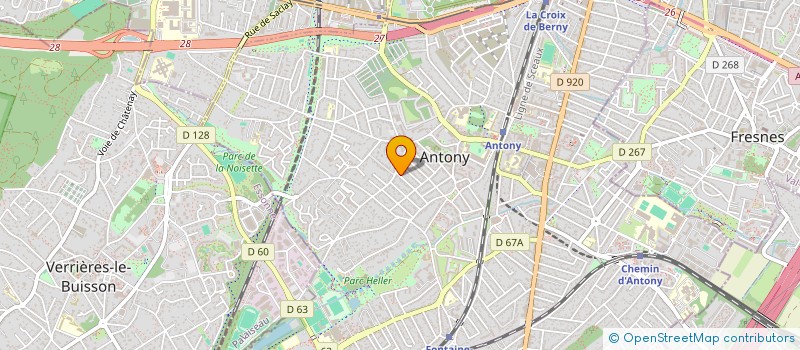 localisation de l'entreprise LE JARDIN DE BON PAPA à ANTONY