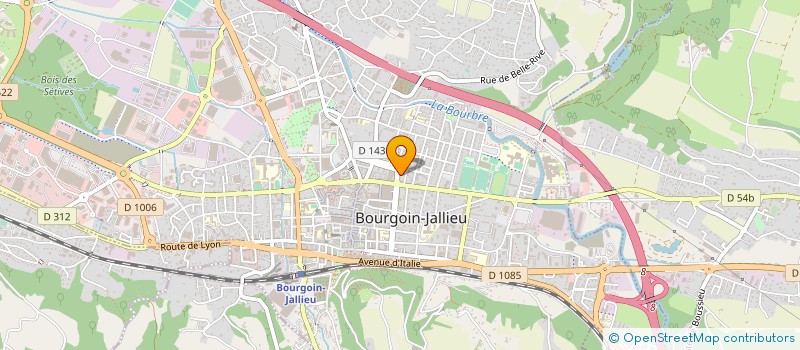 localisation de l'entreprise LE JARDIN DE BOUQUET à BOURGOIN-JALLIEU