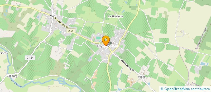 localisation de l'entreprise LE JARDIN DE BRIZE à TERRANJOU