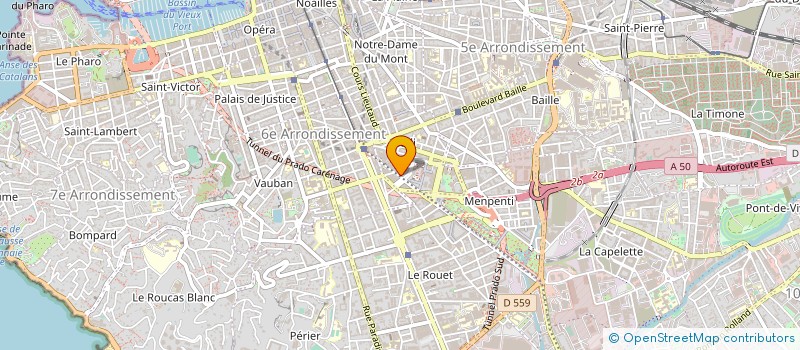 localisation de l'entreprise LE JARDIN DE CANTINI à MARSEILLE
