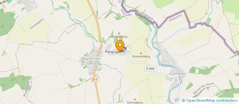 localisation de l'entreprise LE JARDIN DE CARMEN  BEYREN-LES-SIERCK
