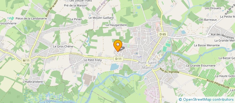 localisation de l'entreprise LE JARDIN DE CELESTIN à PONT-SAINT-MARTIN