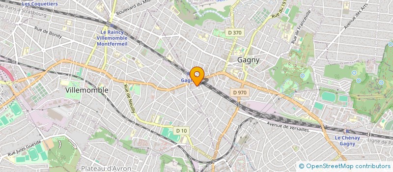 localisation de l'entreprise LE JARDIN DE CHEVILLY  GAGNY