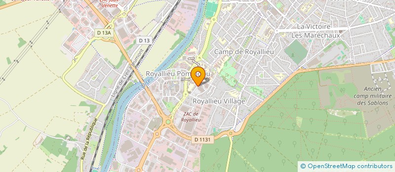 localisation de l'entreprise LE JARDIN DE COMPIEGNE  COMPIEGNE