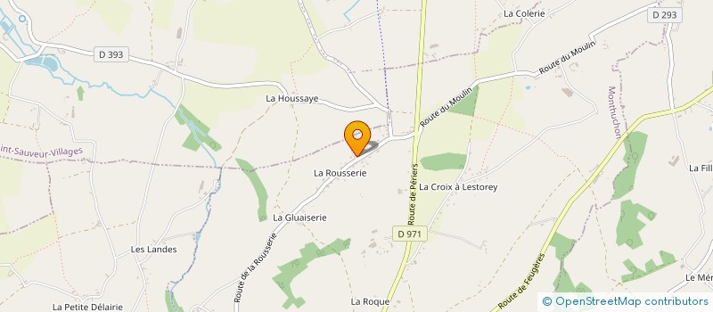 localisation de l'entreprise LE JARDIN DE DEVANT LUI  MONTHUCHON