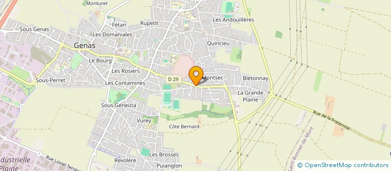 localisation de l'entreprise LE JARDIN DE DORMONT  GENAS