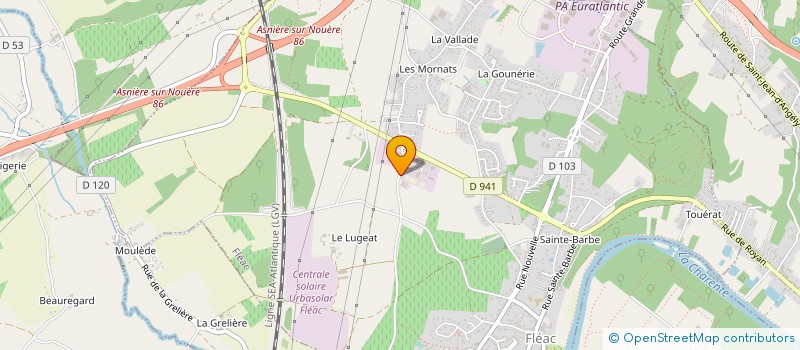 localisation de l'entreprise LE JARDIN DE FLEAC à FLEAC