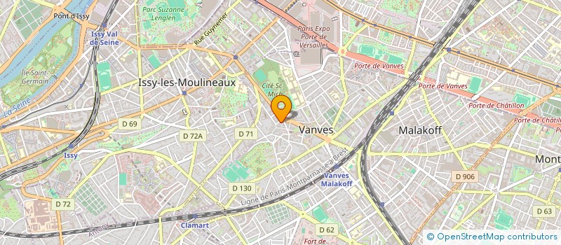 localisation de l'entreprise LE JARDIN DE GAIETE  VANVES