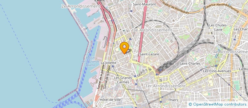 localisation de l'entreprise LE JARDIN DE GIBRALTAR à MARSEILLE