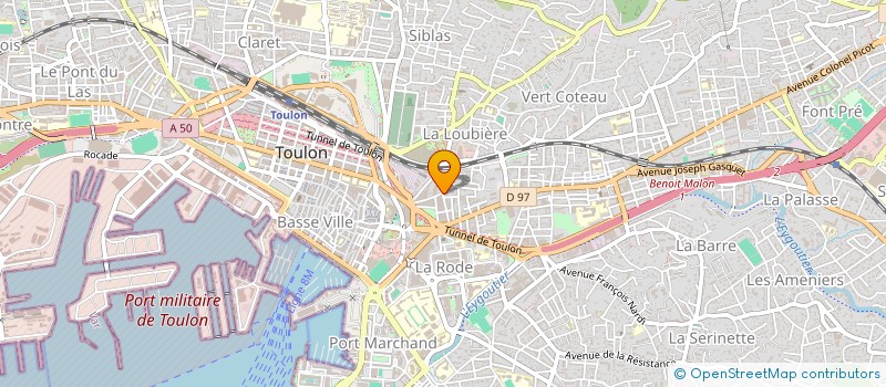 localisation de l'entreprise LE JARDIN DE HAN SHAN  TOULON