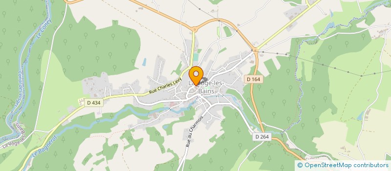 localisation de l'entreprise LE JARDIN DE JULIE à LA VOGE-LES-BAINS