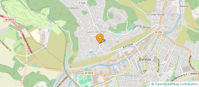 localisation de l'entreprise LE JARDIN DE JULINE à EVREUX