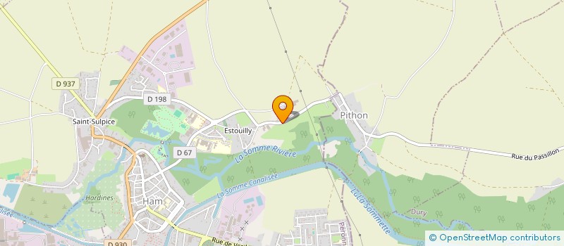 localisation de l'entreprise LE JARDIN DE L'ABBAYE  HAM