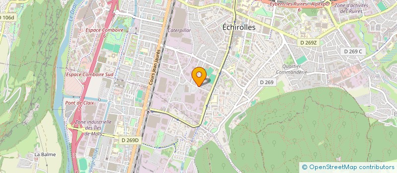 localisation de l'entreprise LE JARDIN DE L AUTO à ECHIROLLES