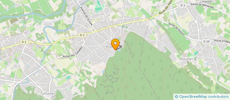 localisation de l'entreprise LE JARDIN DE L'ESCANSON à ROBION