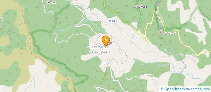 localisation de l'entreprise LE JARDIN DE L'EVEIL à STE CROIX VALLEE FRANCAISE