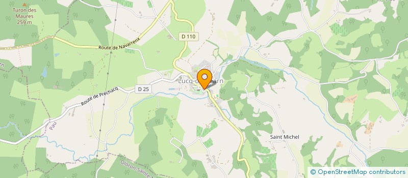 localisation de l'entreprise LE JARDIN DE L'HERBULARIUS  LUCQ-DE-BEARN