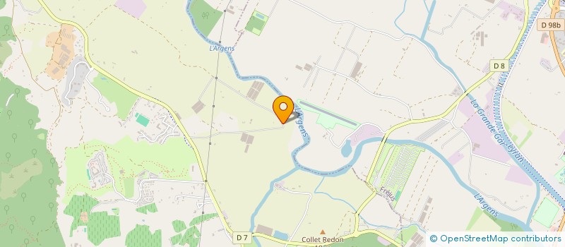 localisation de l'entreprise LE JARDIN DE L'HOMEDE à ROQUEBRUNE-SUR-ARGENS
