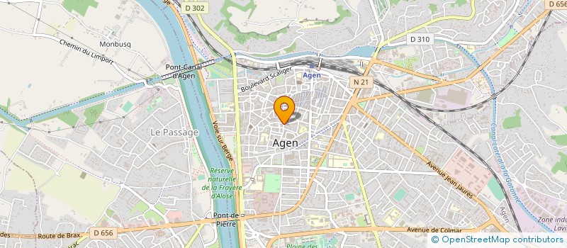 localisation de l'entreprise LE JARDIN DE LA PARESSE à AGEN