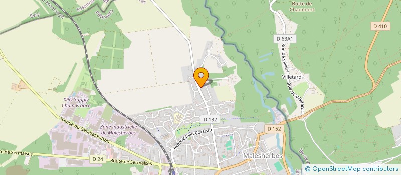 localisation de l'entreprise LE JARDIN DE LA VALLEE à LE MALESHERBOIS