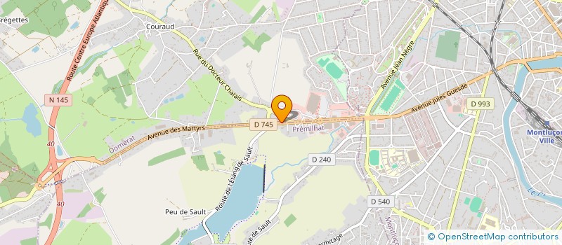 localisation de l'entreprise LE JARDIN DE LAURIE à DOMERAT