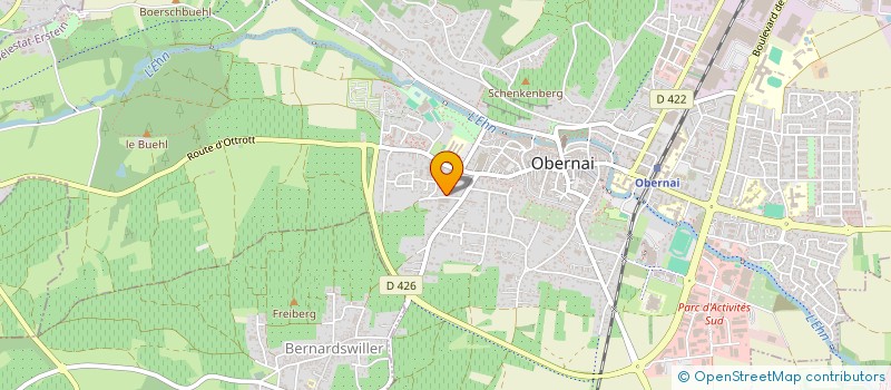 localisation de l'entreprise LE JARDIN DE LILI  OBERNAI