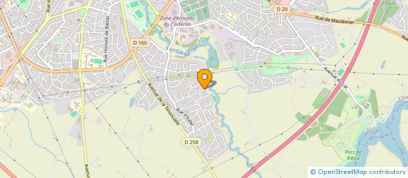 localisation de l'entreprise LE JARDIN DE LO'CEAN  CHOLET