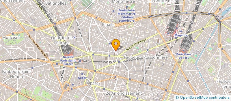 localisation de l'entreprise LE JARDIN DE LORETTE à PARIS