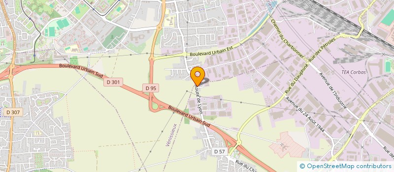 localisation de l'entreprise LE JARDIN DE LULU à CORBAS