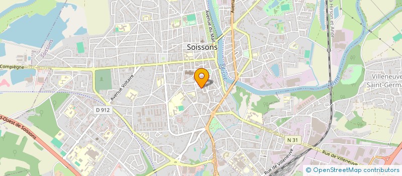 localisation de l'entreprise LE JARDIN DE MAMIE à SOISSONS