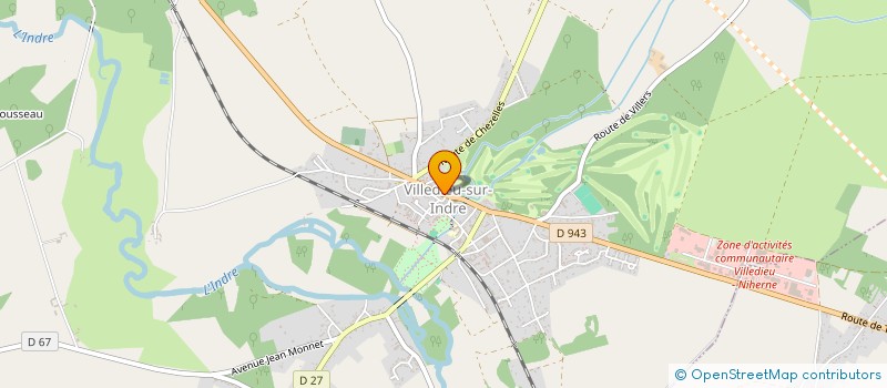 localisation de l'entreprise LE JARDIN DE MARCELINE à VILLEDIEU-SUR-INDRE