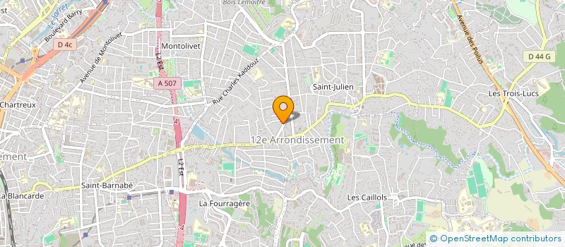 localisation de l'entreprise LE JARDIN DE MARIE à MARSEILLE