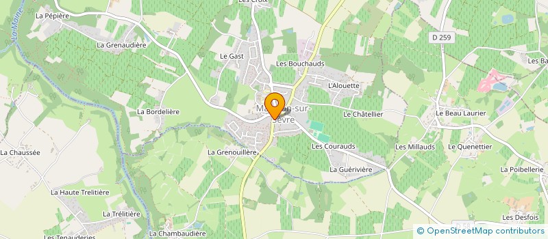 localisation de l'entreprise LE JARDIN DE MARIE ROSE  MAISDON-SUR-SEVRE