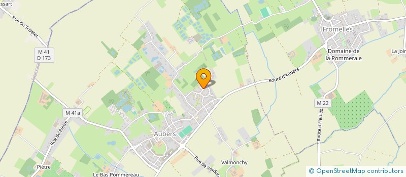 localisation de l'entreprise LE JARDIN DE MOJI à AUBERS