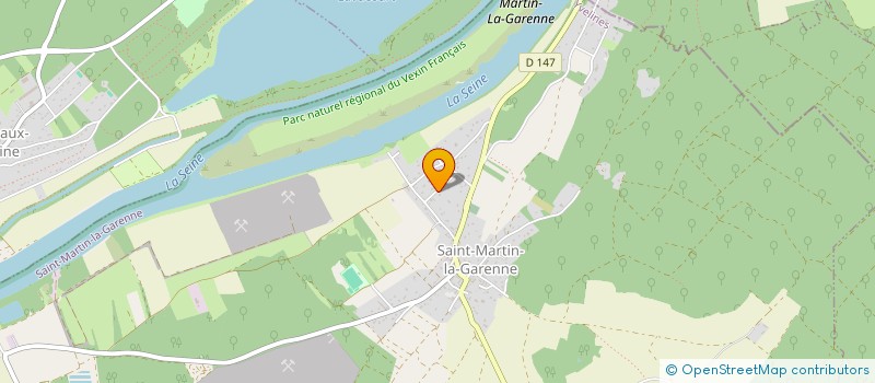 localisation de l'entreprise LE JARDIN DE MON PERE  SAINT-MARTIN-LA-GARENNE