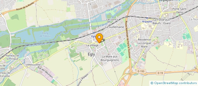 localisation de l'entreprise LE JARDIN DE MORSANG  EGLY