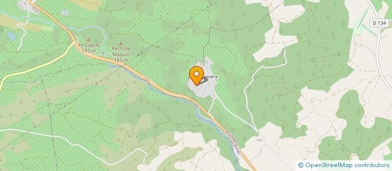 localisation de l'entreprise LE JARDIN DE NAHIA ROSE  PUISSERGUIER