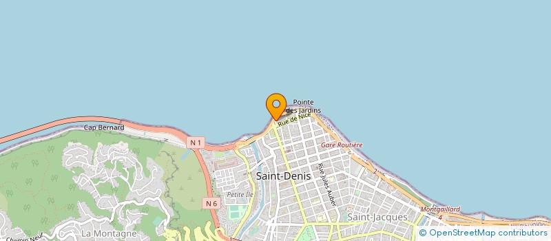localisation de l'entreprise LE JARDIN DE NICE à SAINT-DENIS