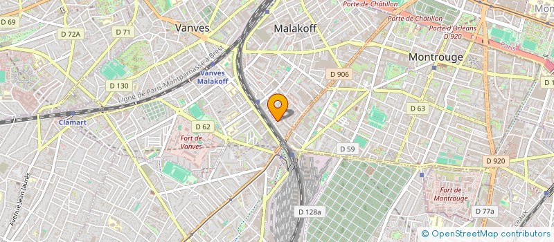 localisation de l'entreprise LE JARDIN DE NICOMEDE  MALAKOFF