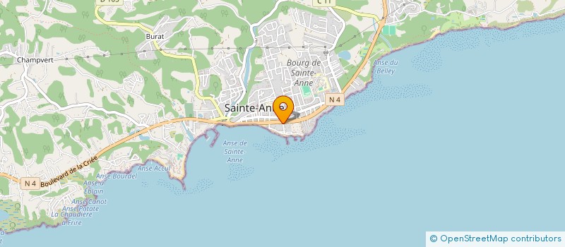 localisation de l'entreprise LE JARDIN DE NINOU à SAINTE-ANNE