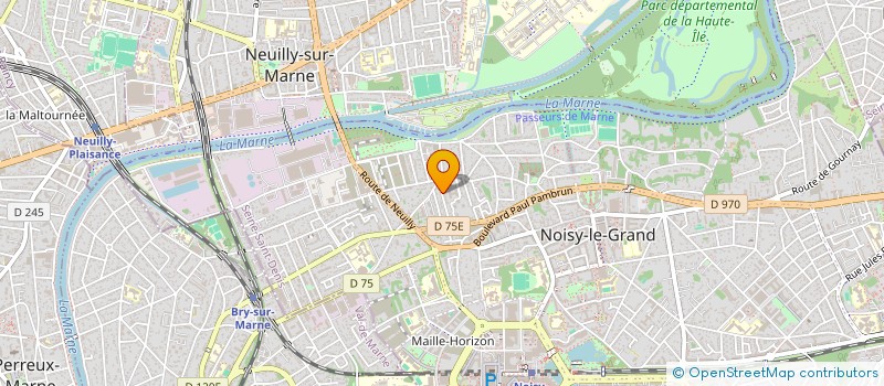 localisation de l'entreprise LE JARDIN DE NOISY à NOISY-LE-GRAND