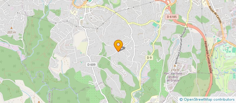 localisation de l'entreprise LE JARDIN DE PAUL à GRASSE